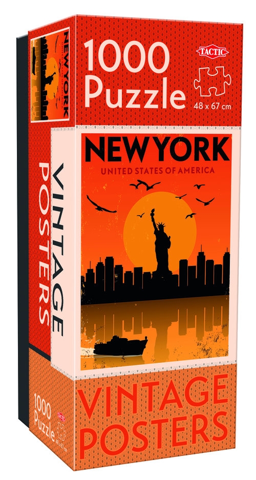 Puzzle Vintage New York 1000 elementów