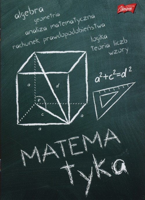 Zeszyt A5 Matematyka w kratkę 60 kartek 10 sztuk