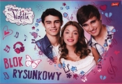 Blok rysunkowy A4 Disney Violetta 20 kartek niebieski - <br />