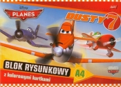 Blok rysunkowy A4 Planes z kolorowymi kartkami - <br />