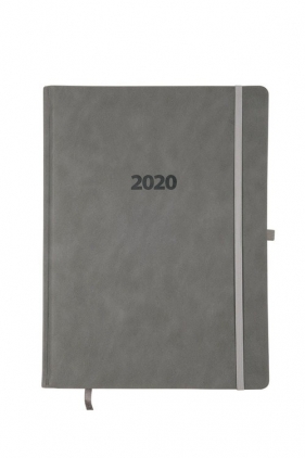 Kalendarz 2020 A4 dzienny KK-A4DLE Elegance szary
