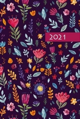 Terminarz 2021 B7 Mały Kolorowy Ornament