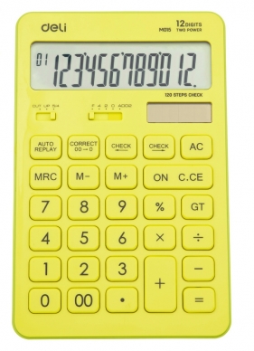 Kalkulator 12-pozycyjny - Żółty