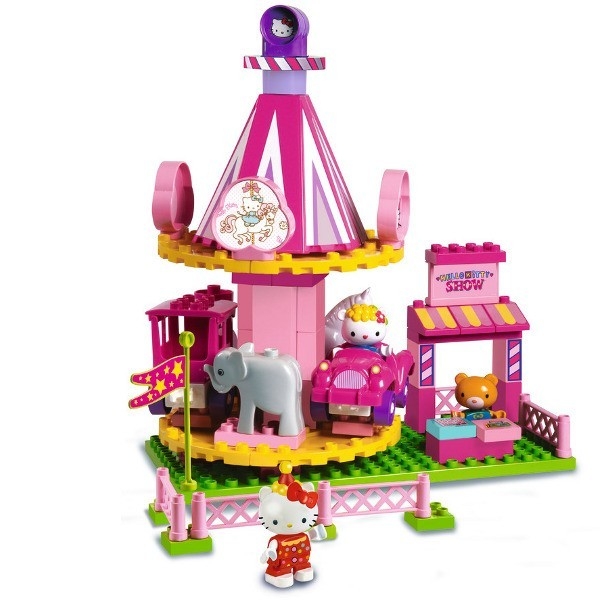 BIG Klocki Karuzela Hello Kitty, 75 el.