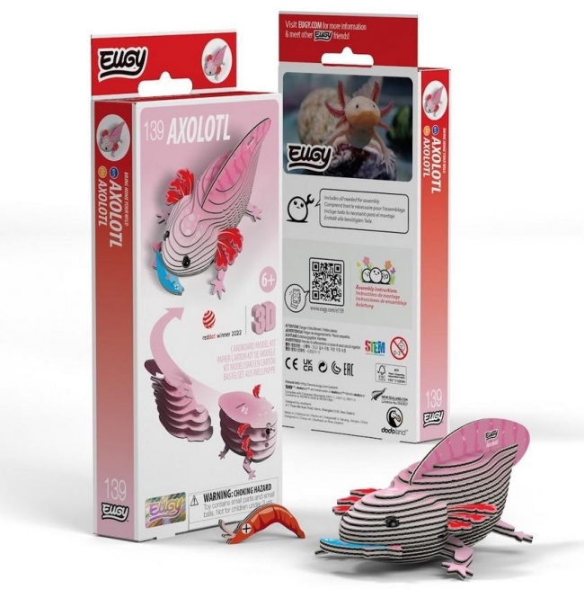 Aksolotl Eugy. Eko Ukladanka 3D