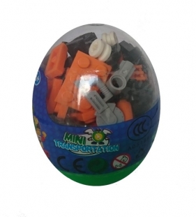 Klocki Wange Ligao Mini transportation 74 elementy dźwig - <br />