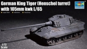 Plastikowy model do skejania King Tiger w/ 105mm kWh (Henschel Turret) (07160)