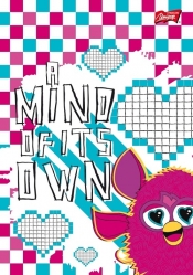 Brulion A5 Furby w kratkę 96 kartek A mind of its own - <br />