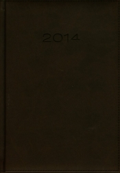 Kalendarz 2014 A5 21D Ciemnobrązowy Dzienny - <br />