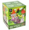 Klocki konstrukcyjne - Block&Steps Smok i zamek - Gra planszowa 3w1 Wiek: