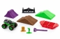 Monster Jam: Zestaw z piaskiem kinetycznym delux - Grave Digger (6044986/20116024)