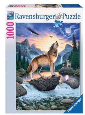 1000 ELEMENTÓW Wyjący wilk (153602)