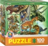 Puzzle 100 Smartkids Herbivorous Dinosaurs 6100-0360 6+