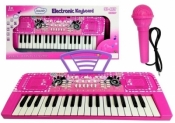 Keyboard 37 klawiszy różowy