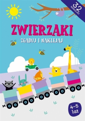 Zgaduj i naklejaj. Zwierzaki - Hubert Bobrowski, Magdalena Popovics