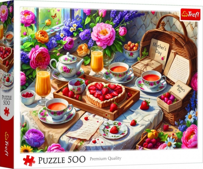 Puzzle 500 Słodkości na Dzień Mamy