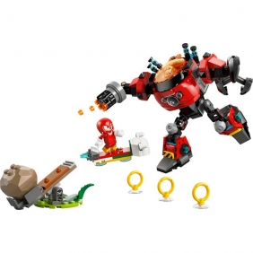 Lego, Sonic - Knuckles kontra Dr. Eggman w mechu Egg Crusher, 350 el. (77005)