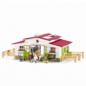 Schleich 42344 Stajnia biało-różowa - zestaw Centrum Jeździeckie (Uszkodzone opakowanie)
