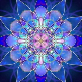 Mandala 7D - Granatowe koło (NO-1006660)