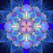 Mandala 7D - Granatowe koło (NO-1006660)