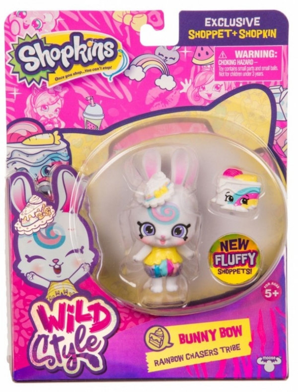 Figurki Shopkins Sezon 9 Wild Shoppets - Bunny Bow (SHP56696D)