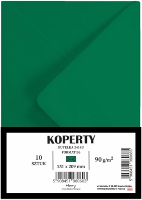 Koperty B6 - buletka, 10szt