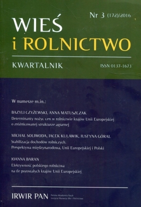 Wieś i rolnictwo 3/2016