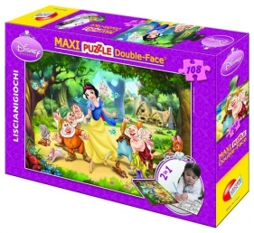 Puzzle dwustronne Maxi 108 Królewna Śnieżka