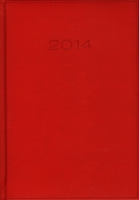 Kalendarz 2014 A5 21D Czerwony dzienny - <br />