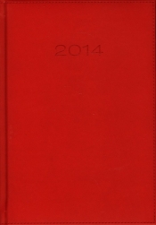 Kalendarz 2014 A5 21D Czerwony dzienny - <br />