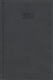Kalendarz 2015 Książkowy Dzienny B6 z obszyciem TUCSON szary - <br />