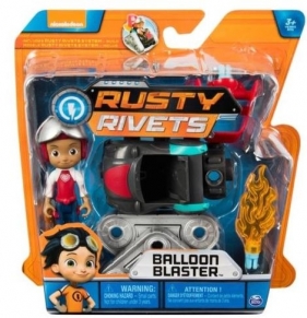 Rusty Rivets. Pojazd z figurką. Ruby i Baloon Blaster (6043978 20100394)