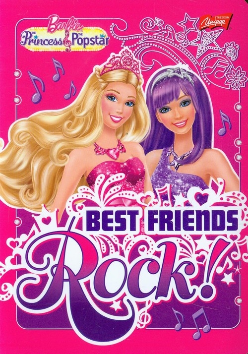 Zeszyt A5 Barbie w 3 linie 16 kartek Best friend rock