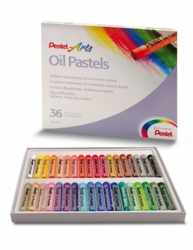 Pentel, Pastele olejne 36 kolorów