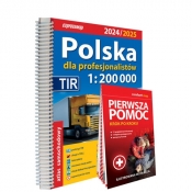 Polska dla profesjonalistów atlas samochodowy+instrukcja pierwszej pomocy 1:200 000 - Opracowanie zbiorowe