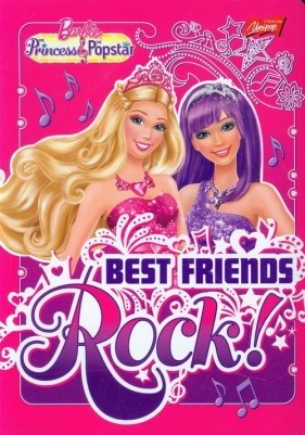 Zeszyt A5 Barbie w 3 linie 16 kartek Best friend rock