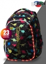 <img src='https://webimage.pl/pics/603/4/dled16.PNG' width='480' height='664'> Coolpack - Joy M - Plecak Młodzieżowy - Led Dinosaurs (A20204)