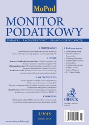 Monitor Podatkowy 2015/03 - <br />