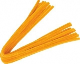 Drucik oplatany 50cm ciemnożółty 10szt