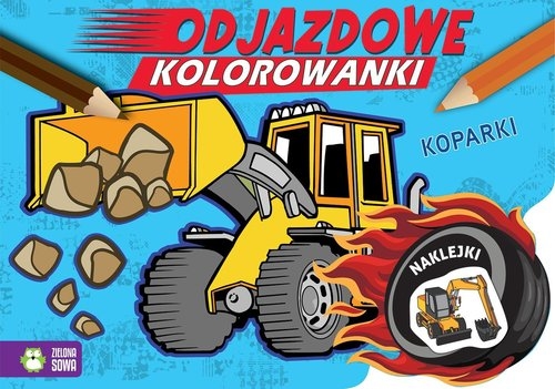 Odjazdowe kolorowanki. Koparki