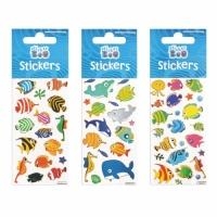 Naklejki Sticker BOO silver kolorowe rybki