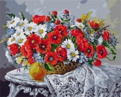 Malowanie po numerach - Martwa natura 40x50cm