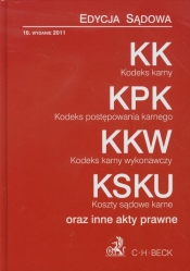 Kodeks karny Kodeks postępowania karnego Kodeks karny wykonawczy Koszty sądowe karne