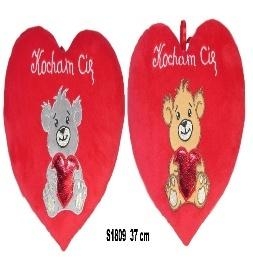 Serce Kocham Cię - Miś 37cm MIX