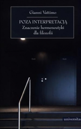Poza interpretacją - Gianni Vattimo
