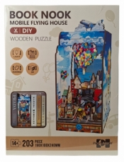 Puzzle drewniane 3D domek