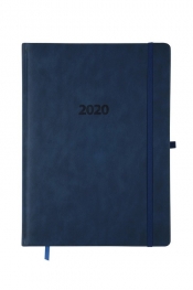 Kalendarz 2020 A4 dzienny KK-A4DLE Elegance granatowy