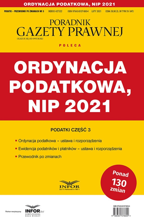 Ordynacja podatkowa NIP 2021