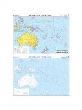 Mapa - Australia i Oceania.Polityczna NE