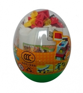 Klocki Wange Ligao Mini transportation 74 elementy koparka - <br />